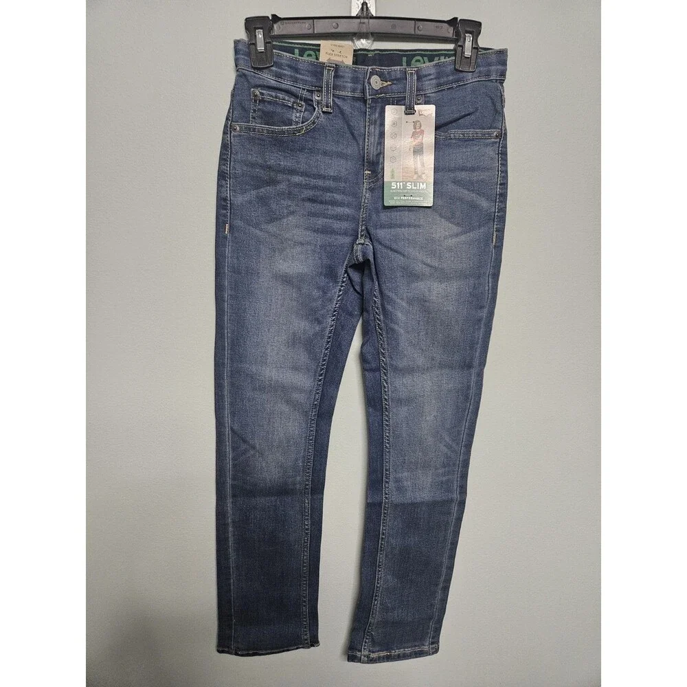 Boys Levis 511 Jeans Blue Sz 12 W26 X 27L